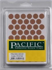 Pvc Yapışkan Tapa 14mm 1Plk=50 Ad İtalyan Ceviz