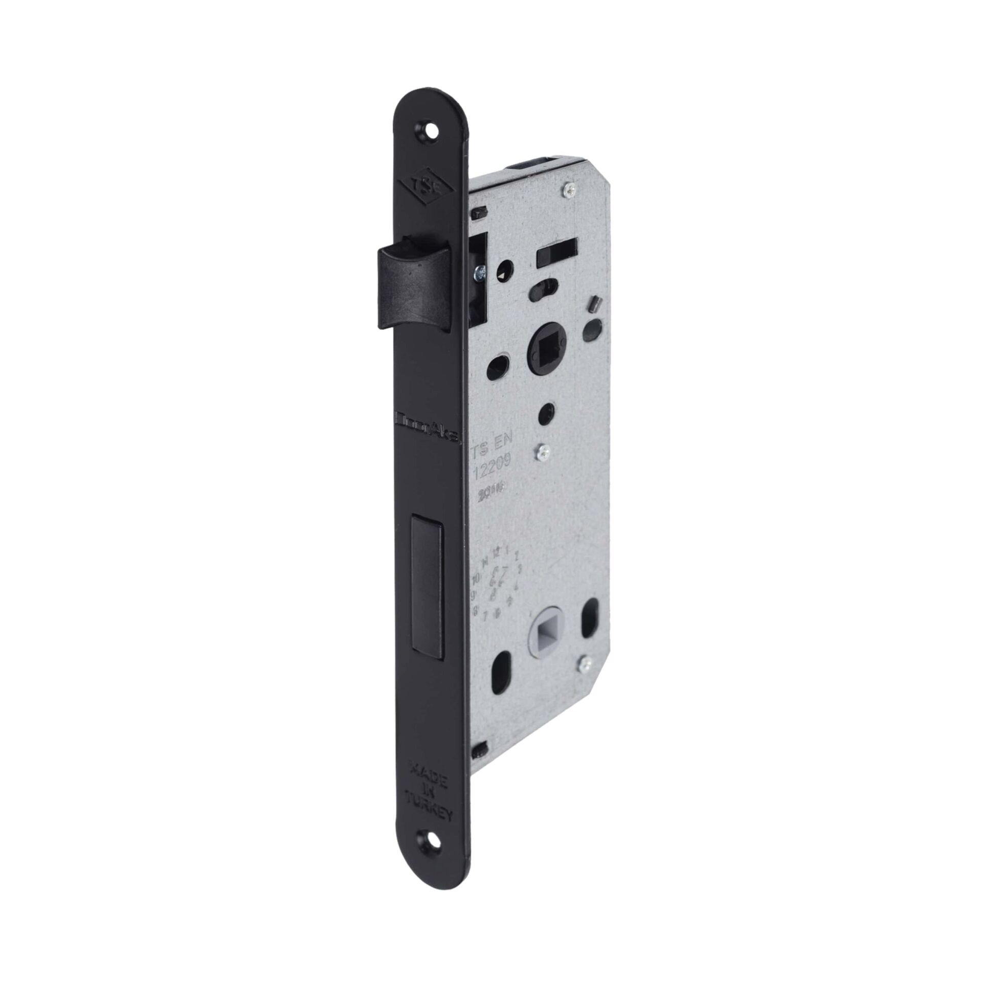 Dooraks Sessiz Wc Kilit 40x23mm Oval Siyah
