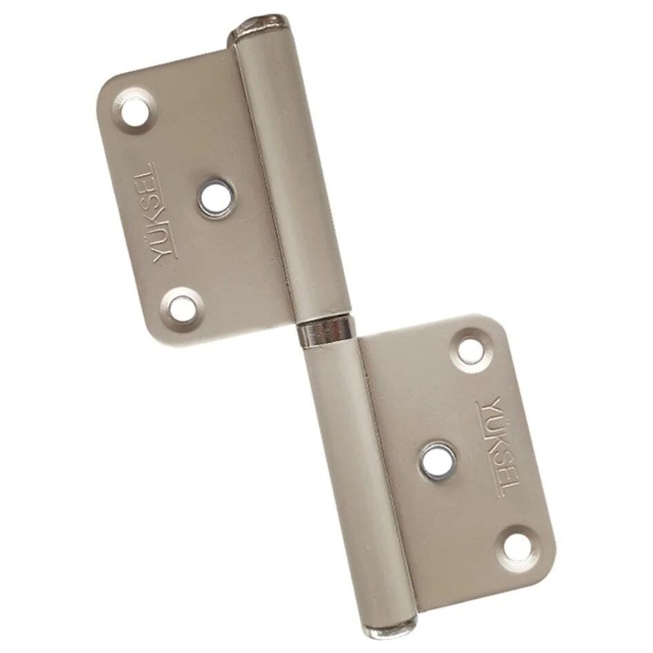 Yüksel Cerman Çelik Yönsüz Menteşe 12cm Saten 2mm