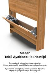Mesan Shocab Tekli Ayakkabılık Beyaz