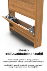 Mesan Shocab Tekli Ayakkabılık Beyaz