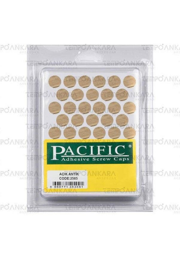 Pvc Yapışkan Tapa 14mm 1Plk=50 Ad Açık Antik