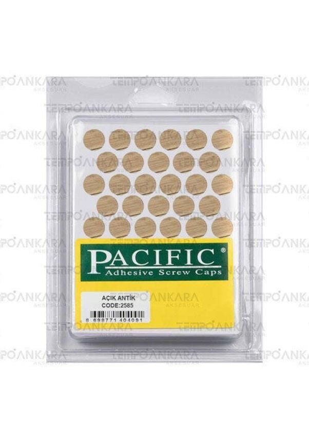 Pvc Yapışkan Tapa 14mm 1Plk=50 Ad Açık Antik