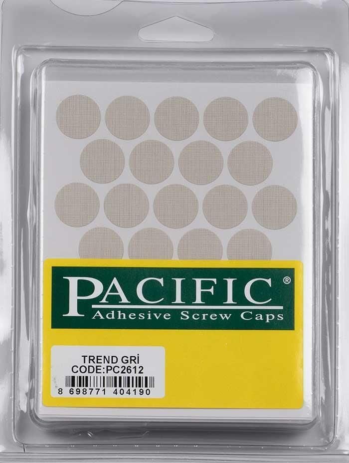 Pvc Yapışkan Tapa 18mm 1Plk=32 Ad Trend Gri