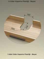 Mesan Gider Kapama Plastik  Beyaz (0098)