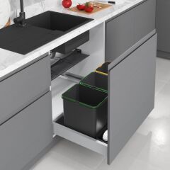 Starax Çöp Kovası Oto.Çek. İçi 12+12+12+1+1+1Lt 90'Lik Modül Ant.