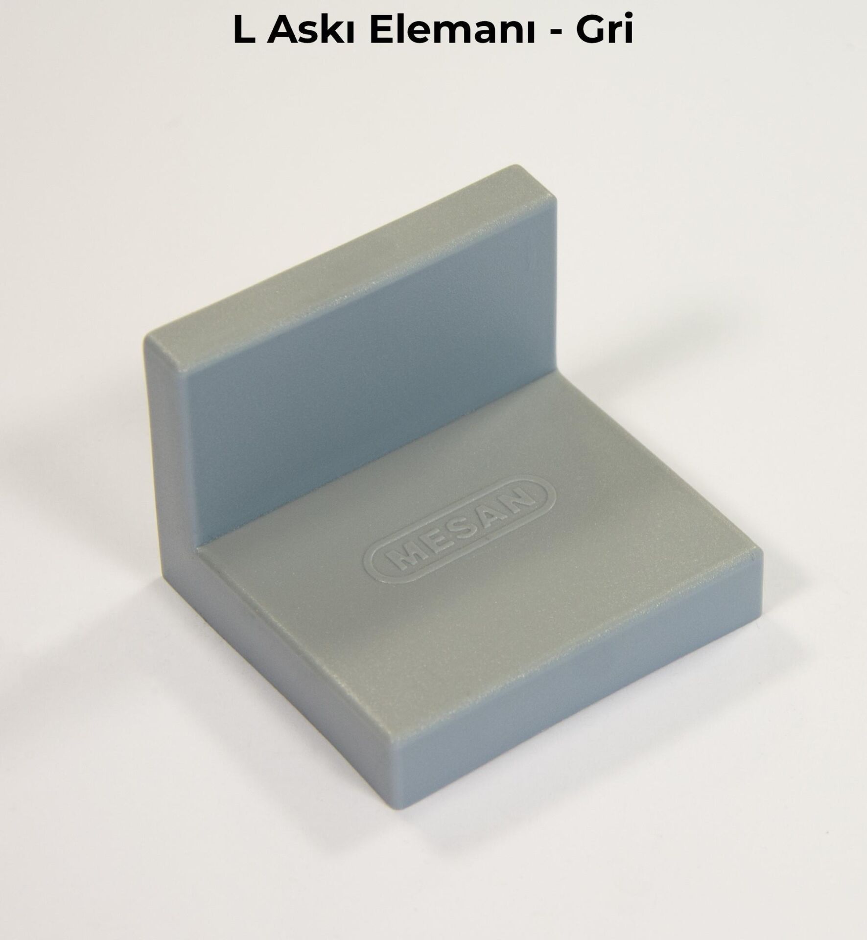 Mesan L Askı Elemanı Gri (0012) (Pk:300)