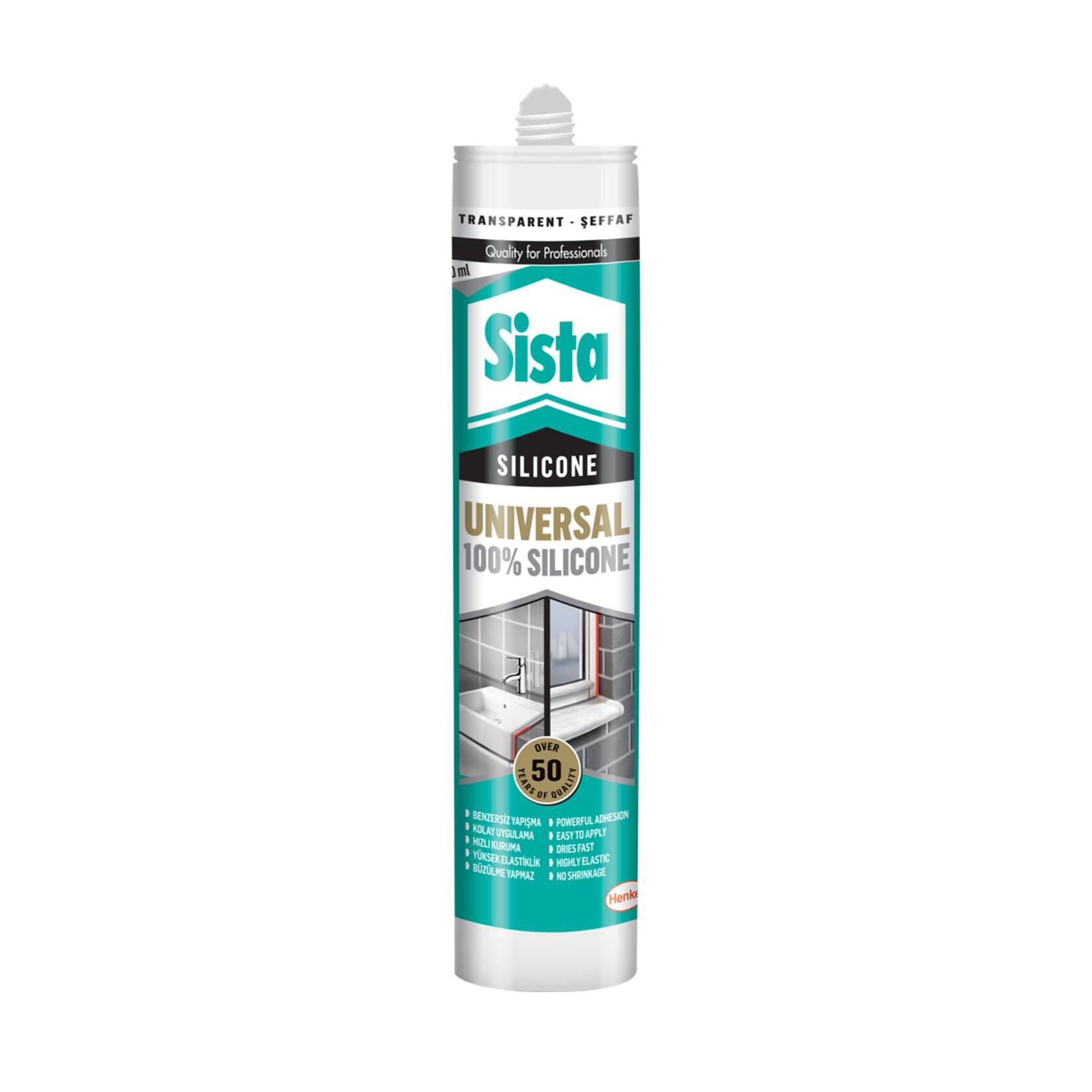 Sista Silikon Şeffaf 280ml (K:20)