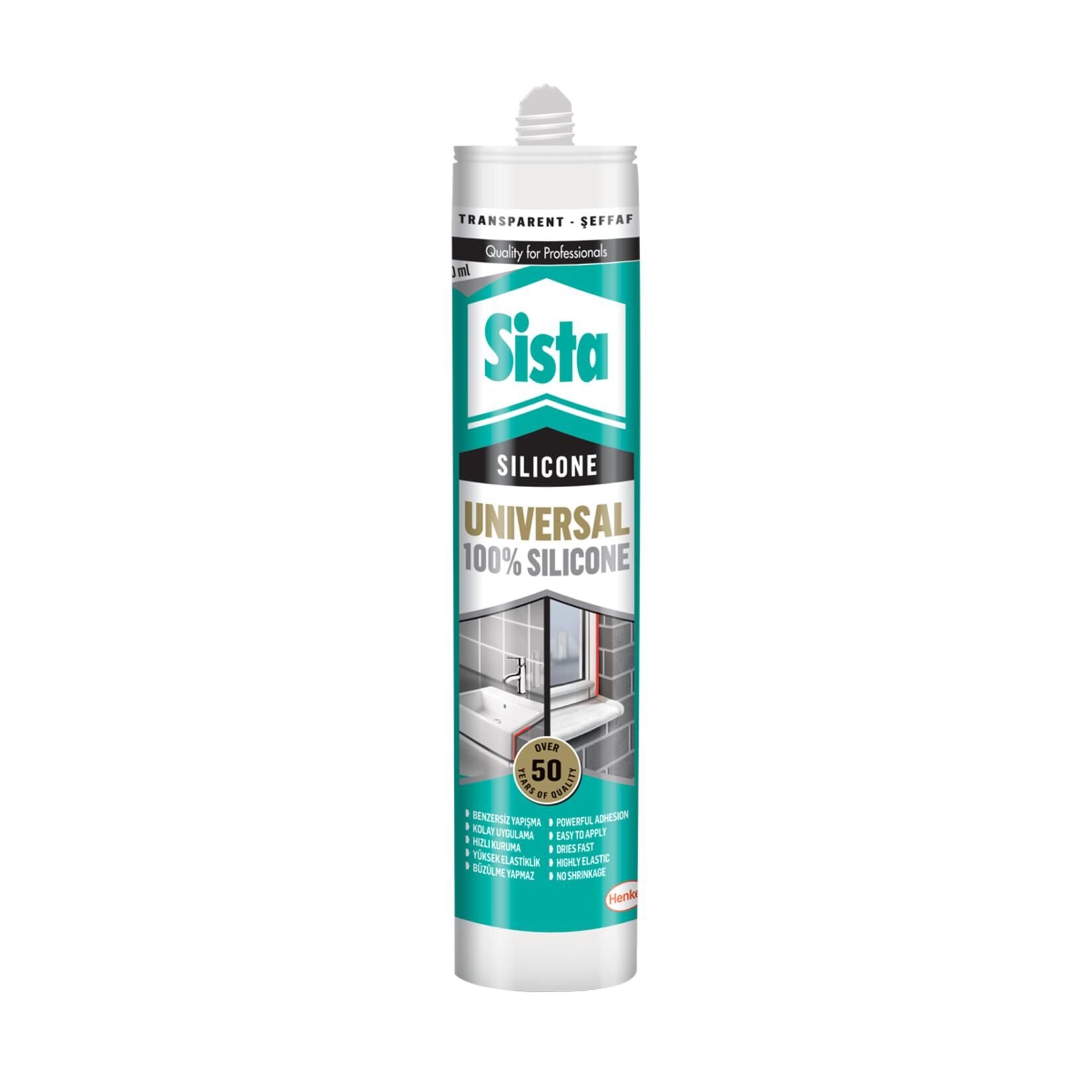 Sista Silikon Şeffaf 280ml (K:20)