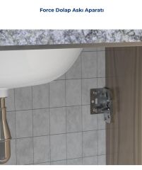 Mesan Banyo Dolabı Askı Elemanı 1.5mm Force
