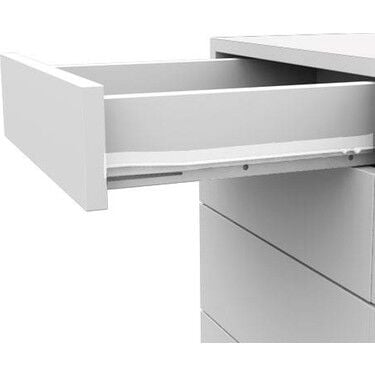 Samet Çekmece Rayı  30cm Beyaz (K:40tk.)