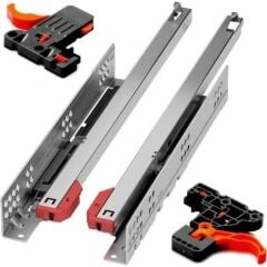 Ultimade Tek Açılım Frenli Ray+Mandal 50cm (K:12tk.)