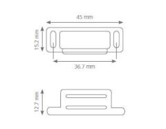 Mıknatıslı Çıtçıt Beyaz Küçük