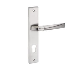 Kapı Kolu Kristal Aynalı Yale Nikel- Saten