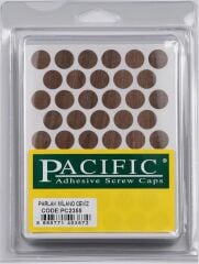 Pvc Yapışkan Tapa 14mm 1Plk=50 Ad Parlak Milano Ceviz