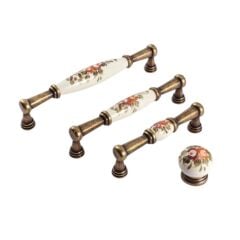 Kulp Arte 096mm Antik Ok.Gül Desenli