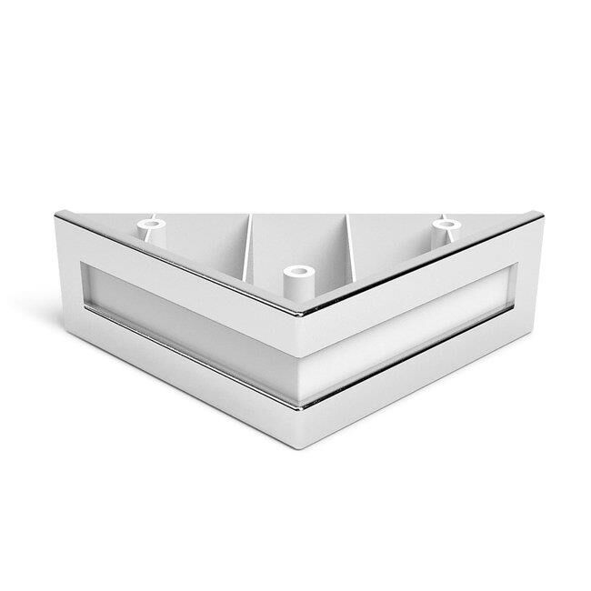 Bravo Ayak 4.5cm Krom-Beyaz