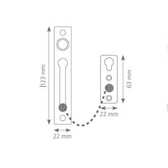 Kapı Emniyet Zinciri Paslanmaz