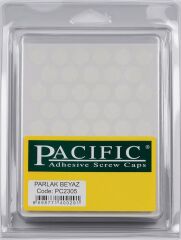 Pvc Yapışkan Tapa 14mm 1Plk=50 Ad Parlak Beyaz