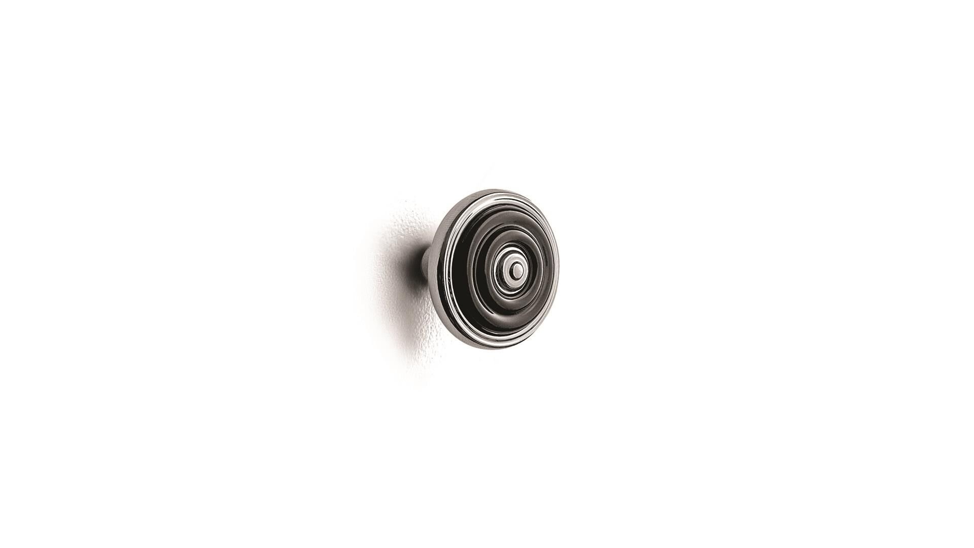 A476025 MP02 PC02 Düğme Avangart Kulp 025mm Krom-Siyah