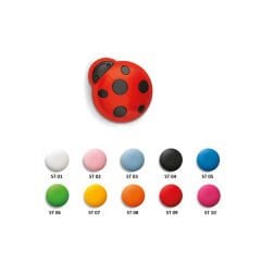 C479032 ST04 ST09 Kulp 032mm Uğur Böceği Kırmızı Siyah