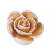 Kulp Düğme Gül El Dekorlu Altın Yaldız