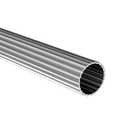 Alüminyum Yuvarlak Askı Borusu 10mm Çizgili