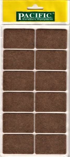 Kaydırmazlık Keçesi Kare 1Plk=12 Ad 35x55 Kahve