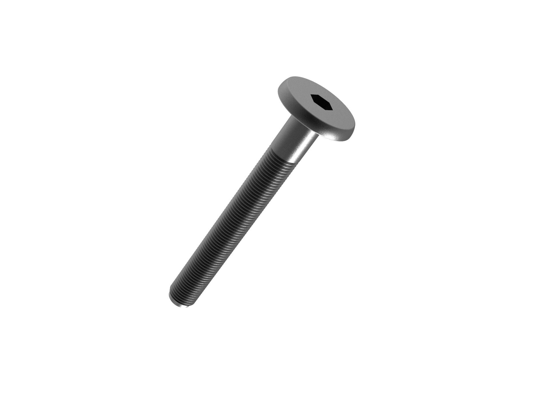 Silindir Çektirme   Vidası 6x40mm Siyah