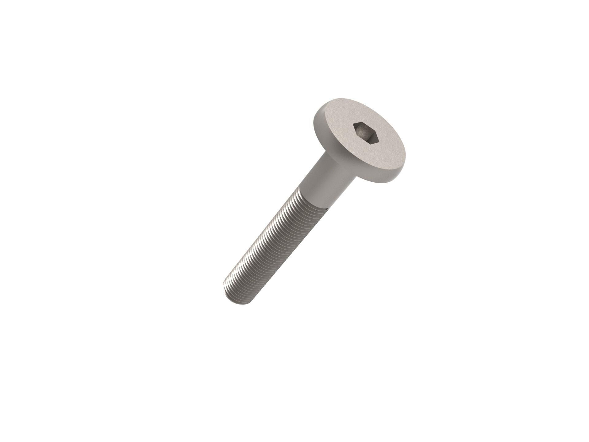 Silindir Çektirme   Vidası 6x80mm Nikel