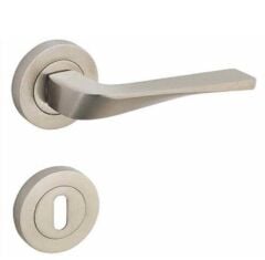 Kapı Kolu Vadi Zamak Kare Rozetli Oda Saten