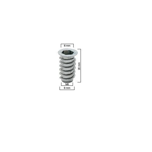Zamak Dübel M6 8x20