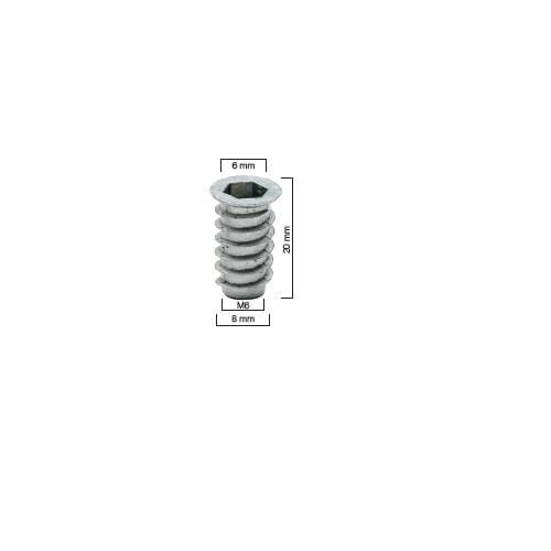 Zamak Dübel M6 8x20