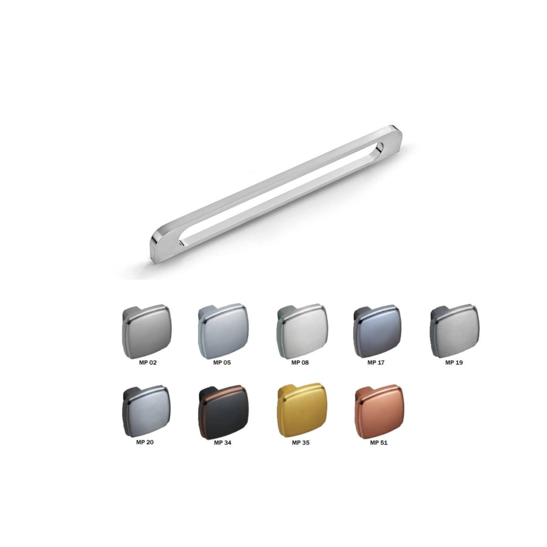 B854288 MP02 Kulp 288mm Krom