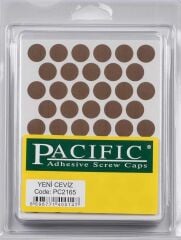 Pvc Yapışkan Tapa 14mm 1Plk=50 Ad Yeni Ceviz