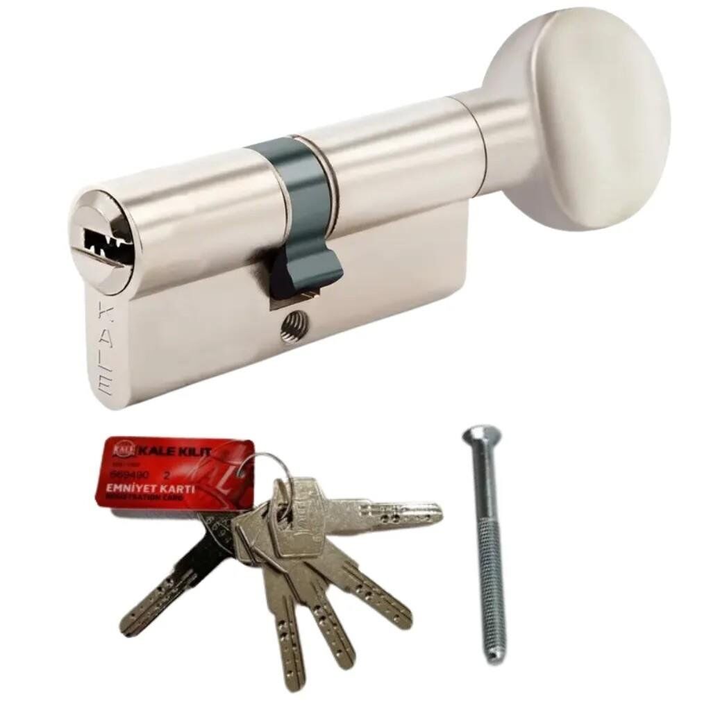 Kale Barel Bilyalı Mandallı 68mm Nikel