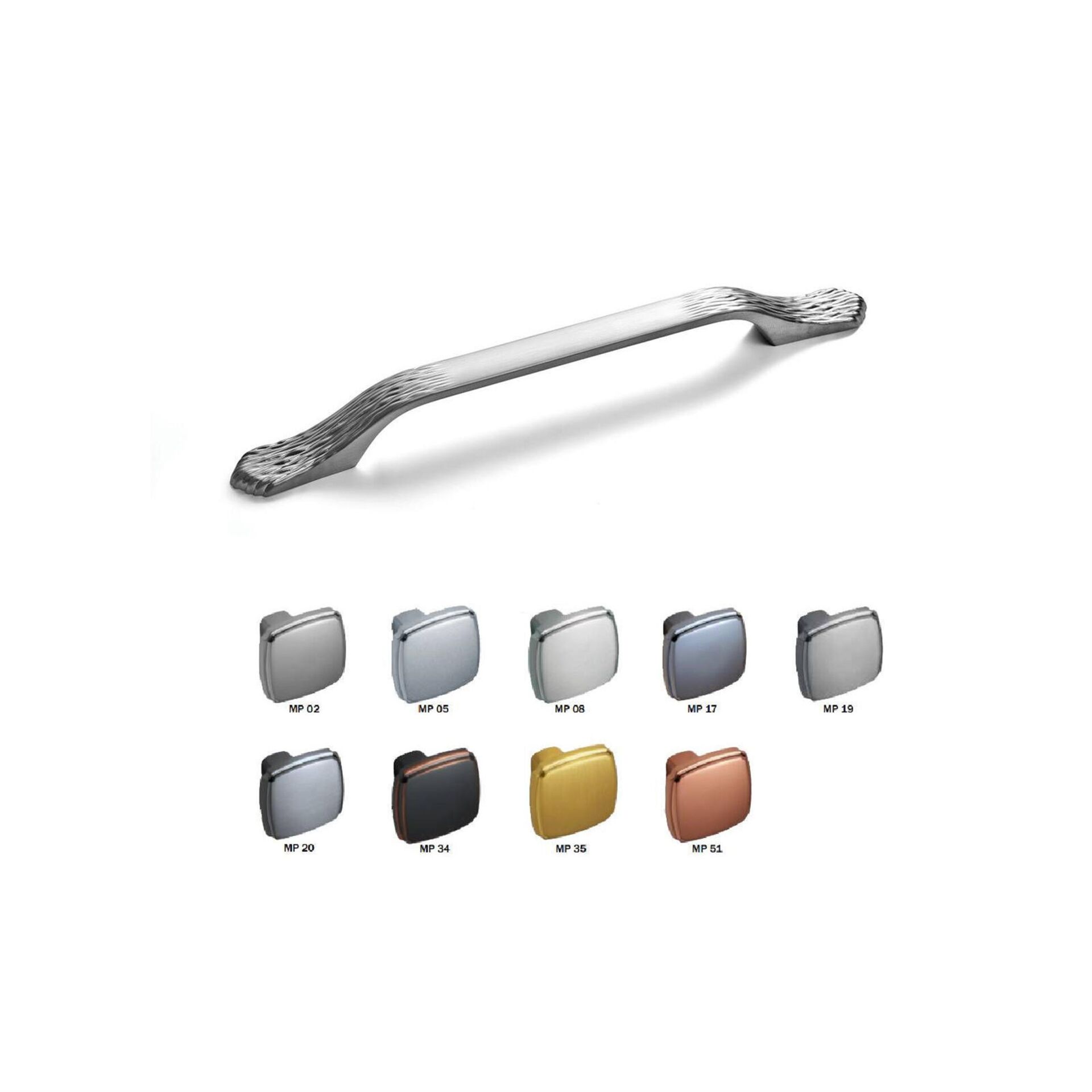 A942288 MP02 Kulp 288mm Krom