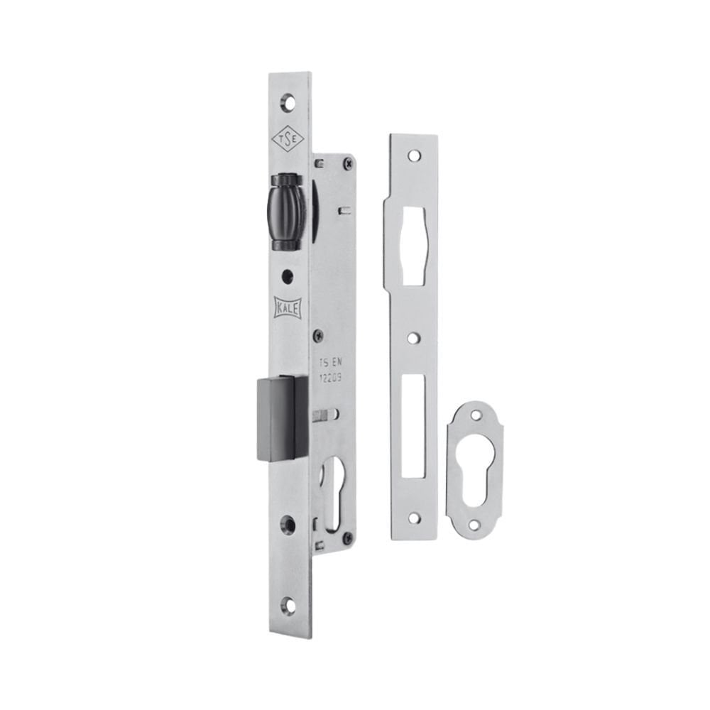 Kale Makaralı Kilit Dar 20mm Nikel