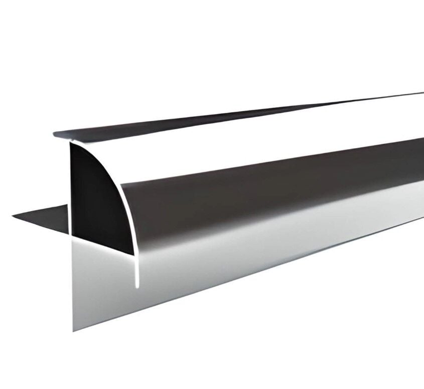 Alüminyum Sunta Dönüş 18Mm 90° Mat Eloksal